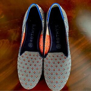 Rothy’s Coral Dot Loafers Size 9
